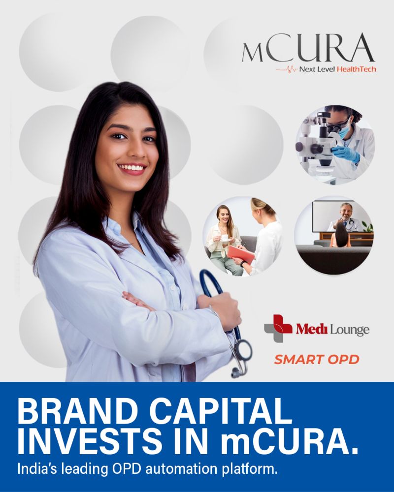 <a href="/BrandCapital1/">Brand Capital</a> invests in mCURA, India's top tech platform revolutionizing OPD services, founded by health-tech veteran Madhubala Radhakrishnan. The platform enhances efficiency, patient engagement, and transparency, enabling healthcare providers to expand reach.