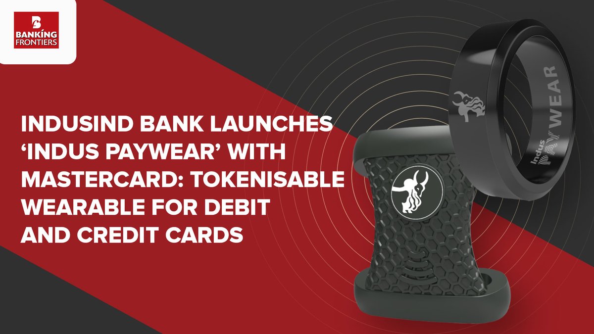 Banking Frontiers (@bankingfrontier) on Twitter photo Bank has introduced ‘Indus PayWear,’ in collaboration with Mastercard. The bank has stated that this is the country’s first all-in-one #tokenisable #wearables for both #debitcard and #creditcards.
Know more: bankingfrontiers.com/indusind-bank-…
<a href="/MyIndusIndBank/">IndusInd Bank</a>
#IndusPayWear #Mastercard Bank has introduced ‘Indus PayWear,’ in collaboration with Mastercard. The bank has stated that this is the country’s first all-in-one #tokenisable #wearables for both #debitcard and #creditcards.
Know more: bankingfrontiers.com/indusind-bank-…
<a href="/MyIndusIndBank/">IndusInd Bank</a>
#IndusPayWear #Mastercard