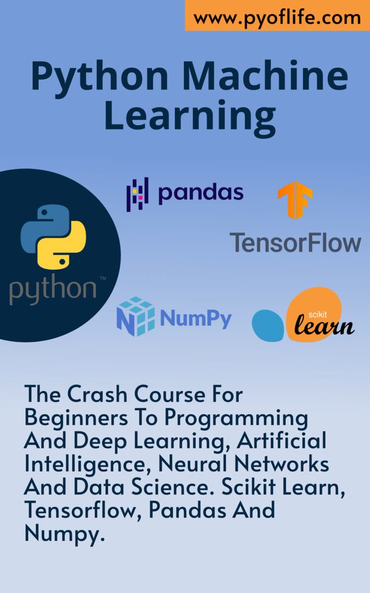 When it comes to modern technology, where algorithms dance and data reigns supreme, Python emerges as a powerful sorcerer’s wand, wielding the magic of machine learning. pyoflife.com/python-machine…
#DataScience #python #MachineLearning #TensorFlow #Scikitlearn #NumPy #codinglife #ai