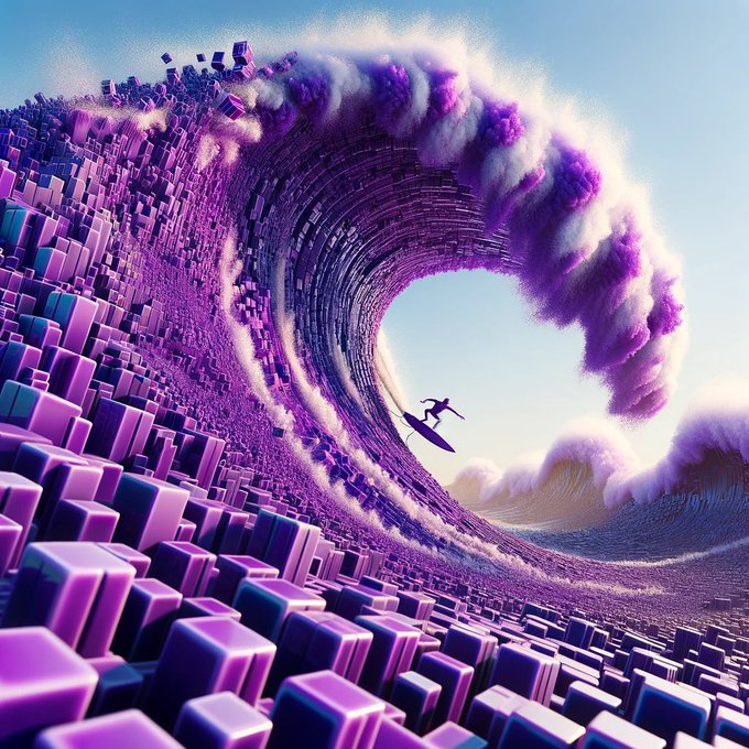 JaceySOL's tweet photo. ATTENTION $BLOCK SURFERS🏄‍♀️
I want to help you all ride the $BLOCK wave!

To get a MASSIVE $BLOCK boost:

• Like &amp; RT 💜🔃
• Reply below with $BLOCK 🟪

LETS RIDE THIS WAVE TOGETHER 🌊💜 https://t.co/cedbn9Vydl