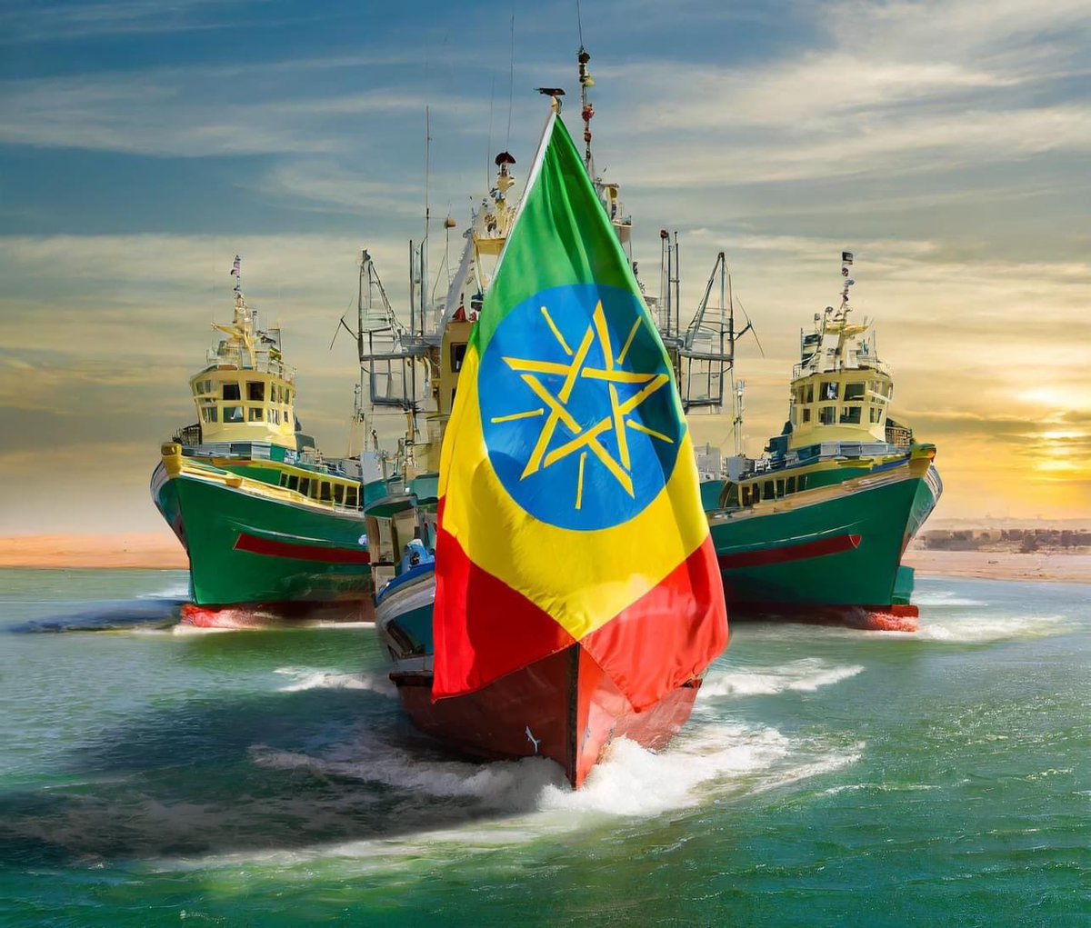 The int. community should know the importance of port land for 128 million people lies in its role as a conduit for survival, enabling the transportation of essentials for communities across the board. #Ethiopia_prevails #HandsOffEthiopia #Abiy_Ahmed