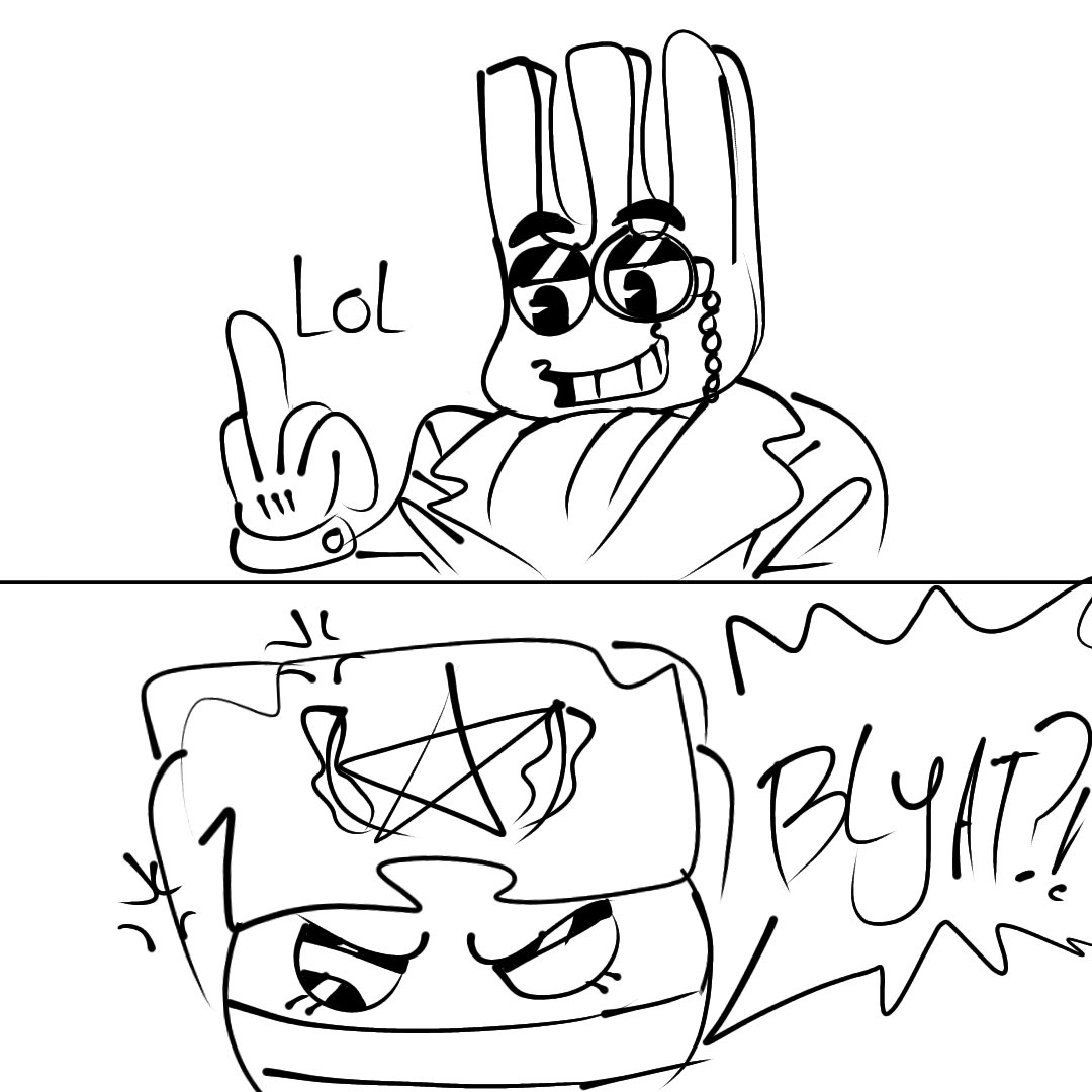 sheshhdawg's tweet photo. Idk which one gonna win
#forkington #silverworth #cuphead #cupheadfanart #cupheadnpc https://t.co/W0ApWhMa76