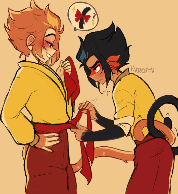 nozomi_hajime's tweet photo. #lmk #LMKfanart #LMKMacaque #shadowpeach
he teasing him https://t.co/204IteNEXs