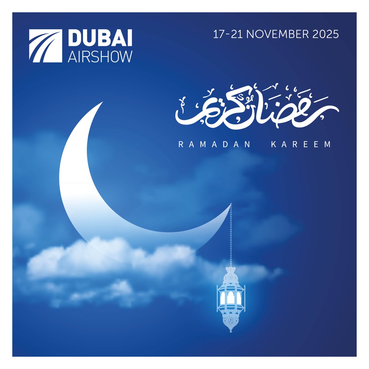 Ramadan Kareem from the Dubai Airshow! 🌙 Wishing you a blessed month filled with joy, prosperity, and happiness. #ramadankareem #ramadan2024 #DubaiAirshow