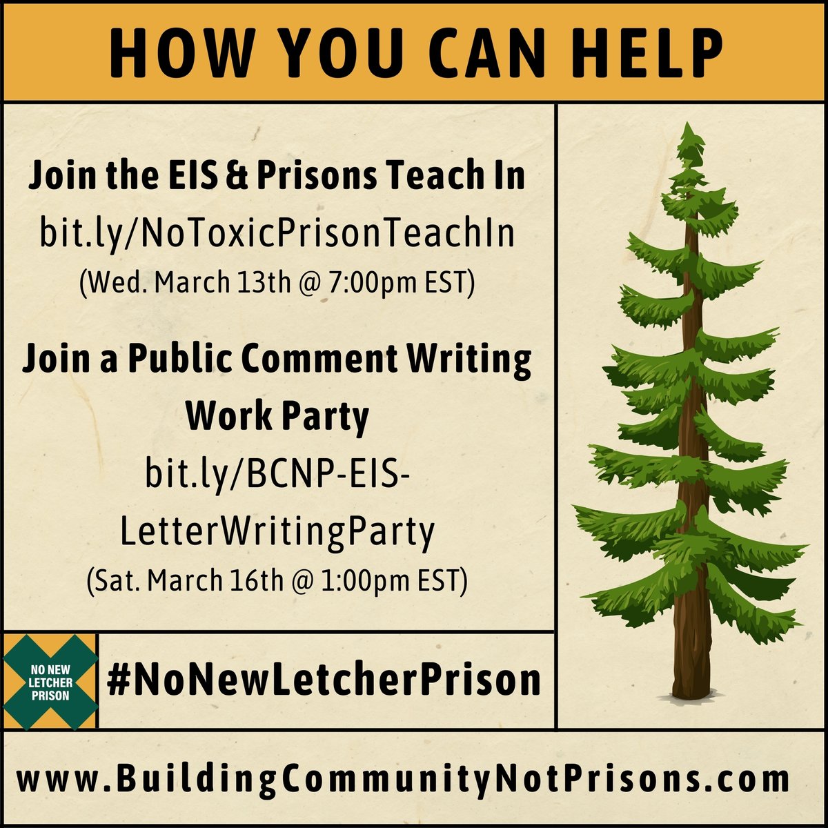 Help stop the proposed Federal Pen in Letcher County. The next stage is public comment on the Environmental Impact Statement. Not sure how to comment? Join the teach-in tomorrow March 13::
