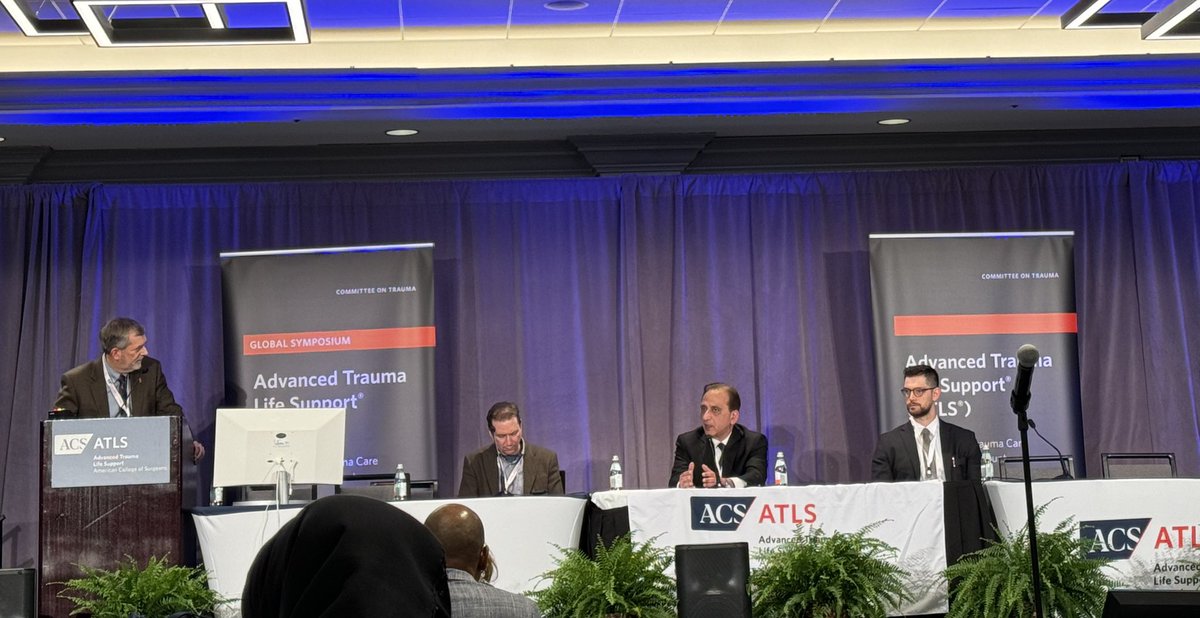 Excited to share insights on Pakistan's Advanced Trauma Operative Management training at the ATLS Global Trauma Symposium 2024 #ACS in Chicago! Grateful for the opportunity to showcase our #STORMCourse on an international stage.
 
#TraumaSurgery #GlobalHealth 🇵🇰

<a href="/gssoszh/">General Surgery & Surgical Oncology SZH</a>