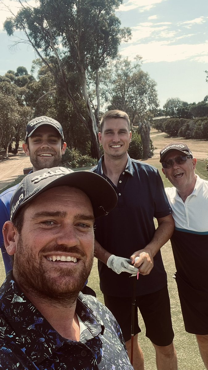 Few rough heads here. Take me back to the weekend #golf #boysday