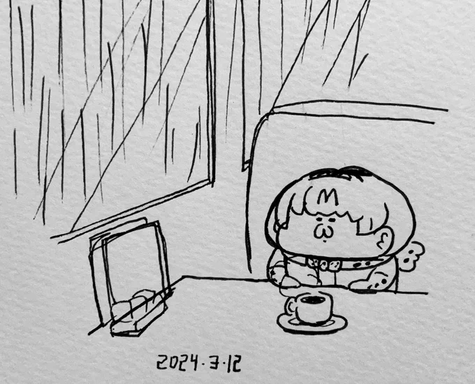 雨の日のサーバルちゃん 