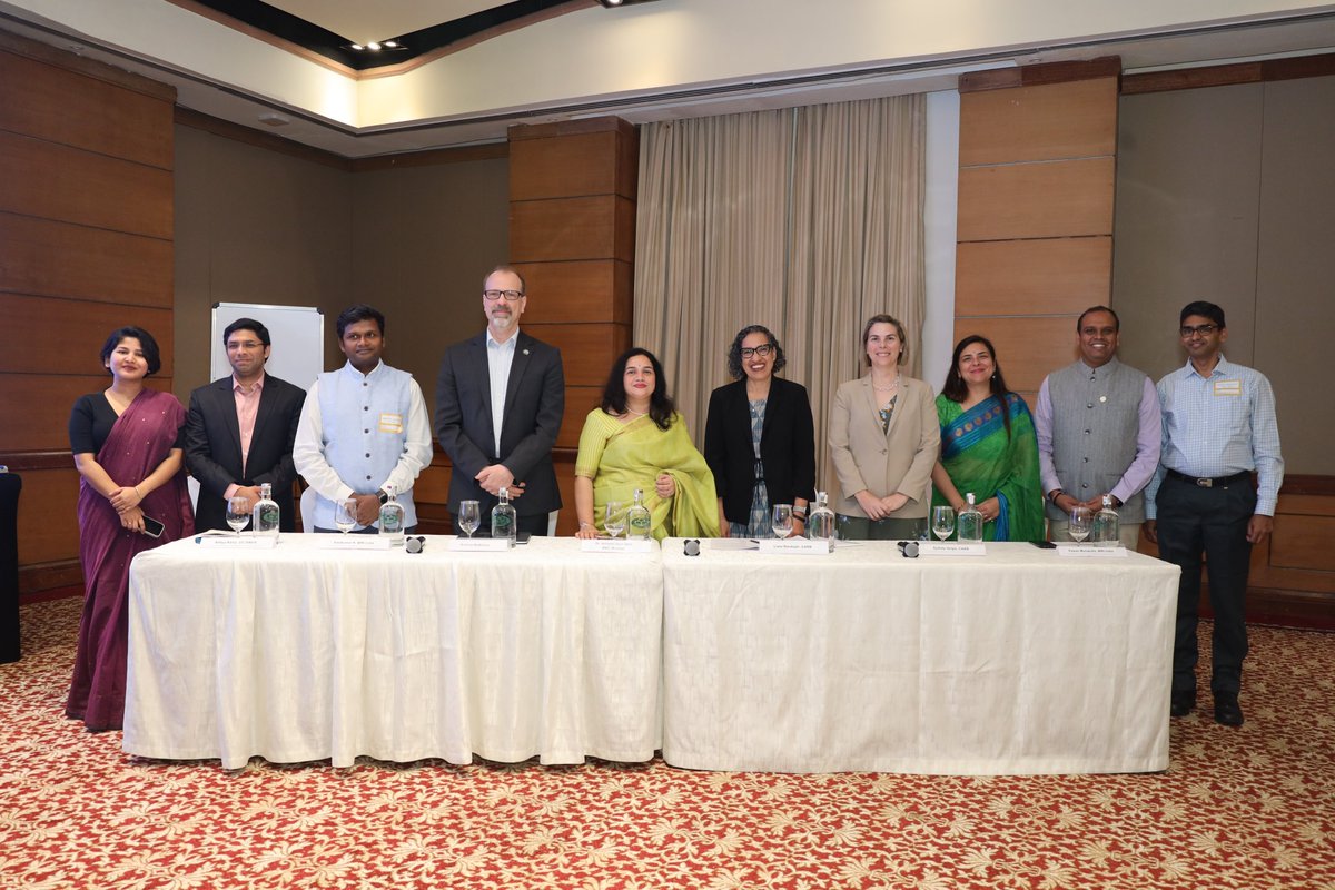 We recently organized a ‘National Convening of ACAAS Cities’ in Mumbai to enable cities' peer learning & exchange of best practices on air quality management. It helped in interaction between the @AirResources delegation led by Liane Randolph, Chair CARB, and partner cities. 1/5