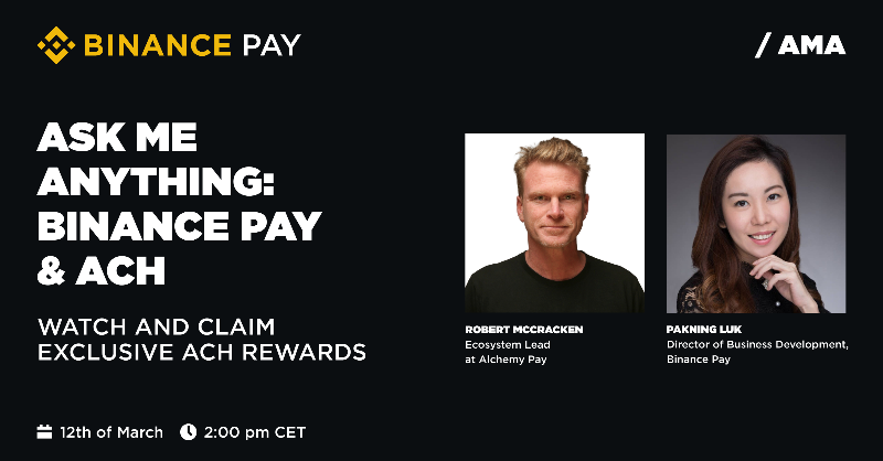 binance's tweet photo. Join us on #Binance Live for an AMA with @AlchemyPay and find out how you can win up to 5,070 in $ACH token vouchers with Binance Pay!

🗓️ Today, March 12.
⏰ 02:00pm UTC.

There will also be $1,000 in $ACH to be won during the AMA, don't miss out!

Set a reminder ⤵️
