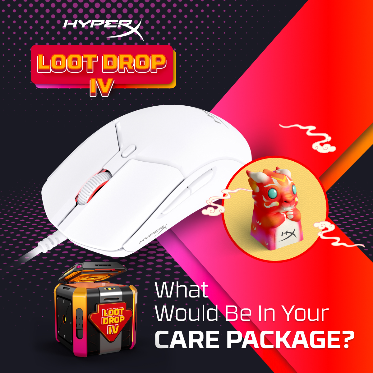 HyperXAnz's tweet photo. For your chance to win a Haste 2 mouse:
1) Follow us and reshare this post
2) Tell us what would be in your gaming care package?
3) Use #HyperXLootDrop

ANZ residents only, entries close 15/3 @ 11:59pm AEDT.

Rules: https://t.co/iPy665ZolH https://t.co/apMK6tyBvk