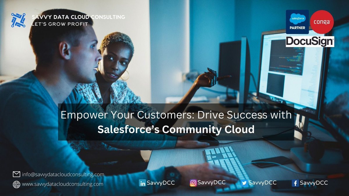 Empower Your Customers: Drive Success with Community Cloud 
Read more: buff.ly/3JcO4HB 
#salesforcecommunitycloud #salesforce #communitycloud #customersuccess #customerssuccess #sales #solutions #unleashingpower #unleashpower #customersuccessmanager #crm #Cloud #savvydata