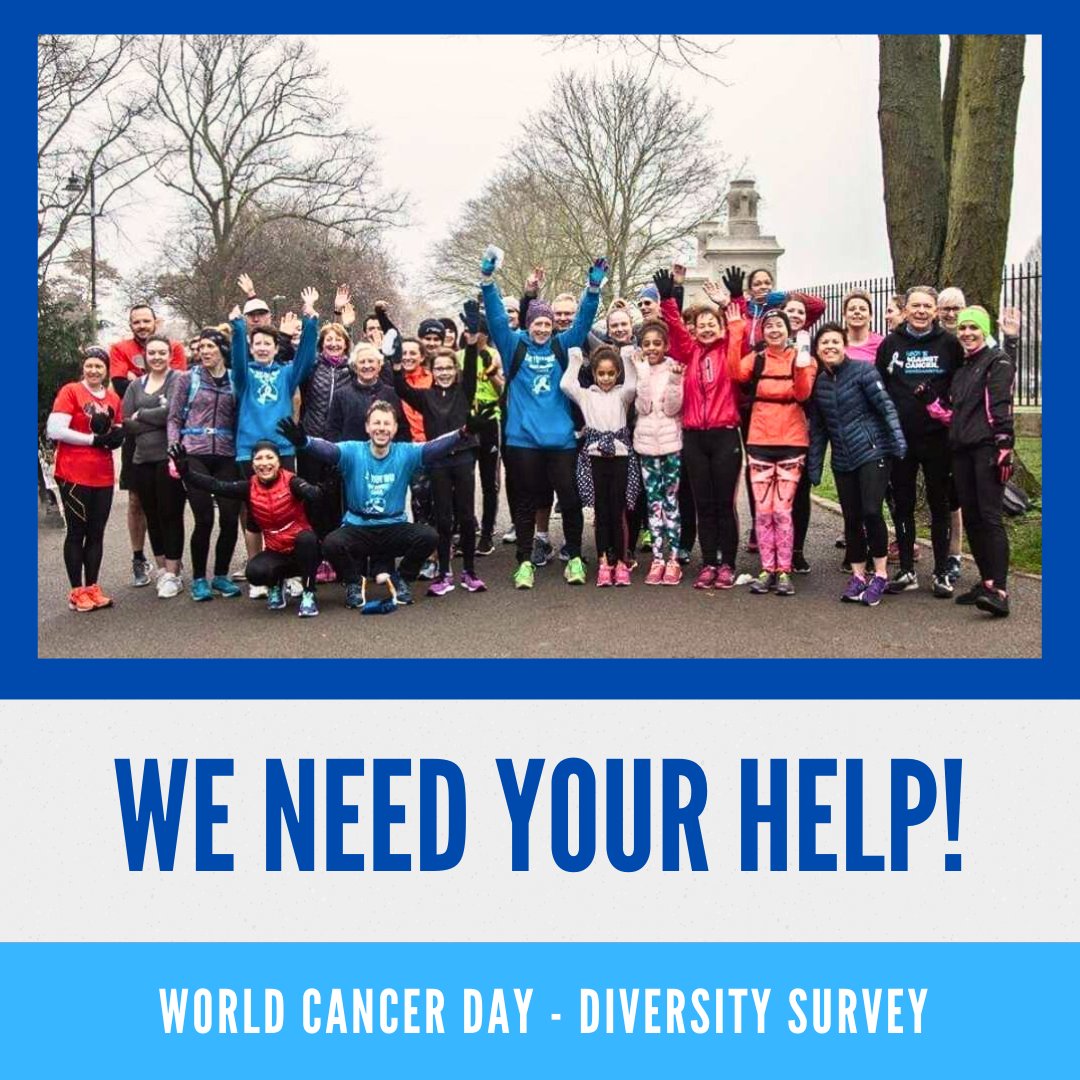 🙌🏻 REMINDER! Only 3 days left! 💙 Please will you take a few minutes to complete the MOVE Against Cancer Diversity Survey: lght.ly/aco0kno 🌟 It's really important for us so that we can become more inclusive and reach as many people from different backgrounds as possible.