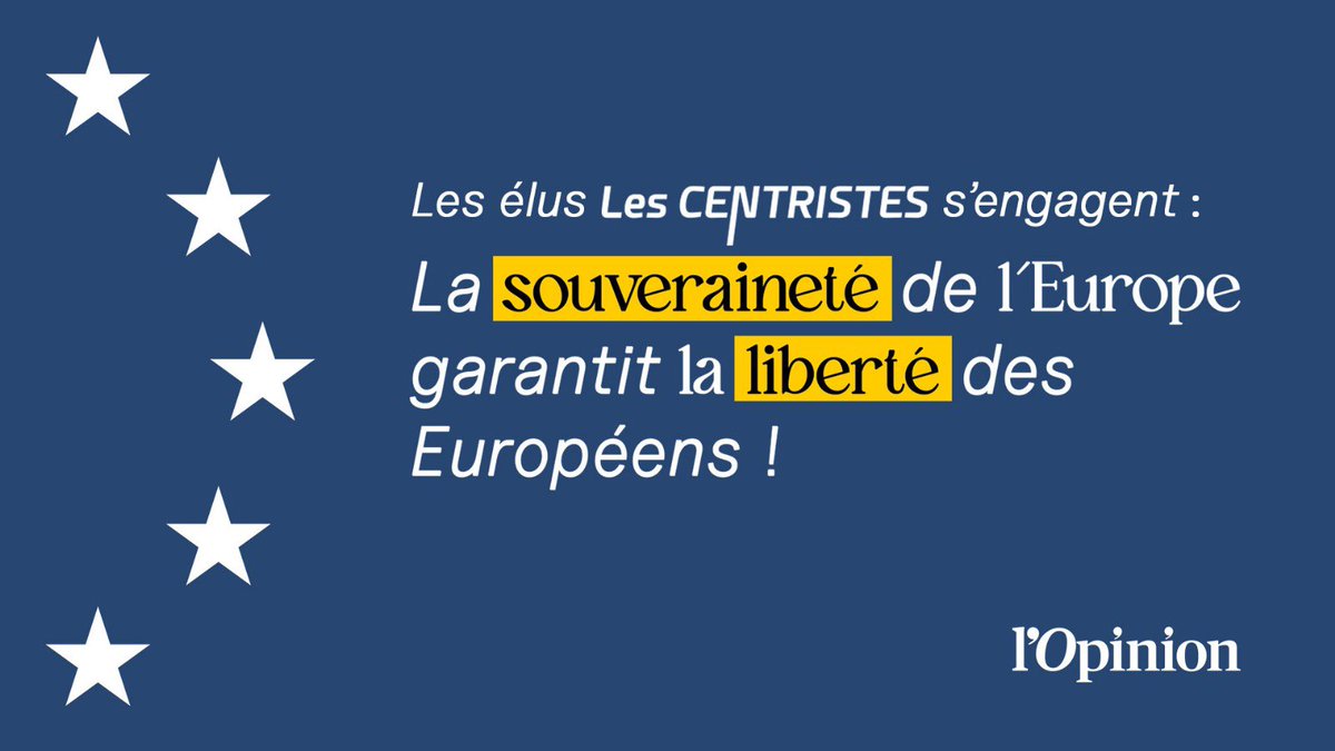 Avec nos parlementaires @LesCentristes_ VOUS aussi signez notre appel à garantir toutes nos souverainetés en Europe, pour protéger nos libertés! Tribune à retrouver sur @lopinion_fr #ElectionsEuropéennes2024