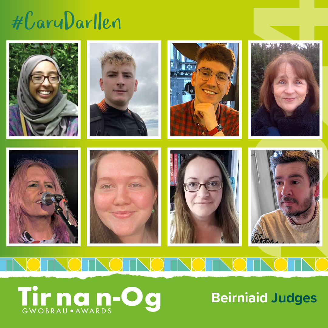 ✨We are pleased to announce the 2024 Tir na n-Og Awards judges!

Welsh-language Panel
🔹Sioned Dafydd
🔹Sara Yassine
🔹Siôn Lloyd Edwards
🔹Rhys Dilwyn Jenkins

English-language Panel
🔹Simon Fisher
🔹Elizabeth Kennedy
🔹Karen Gemma Brewer 
🔹Katie Rees

llyfrau.cymru/en/gwobrau/tir…