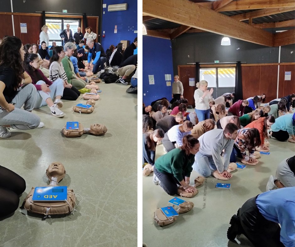 🌟 UN ELAN COLLECTIF pour sauver des vies à l'Université 🌟
La première journée d'intervention de l'association TOM à l'Université a été un succès retentissant ! 550 étudiants et membres du personnel ont bénéficié de formations sur le massage cardiaque et l'utilisation du DAE.