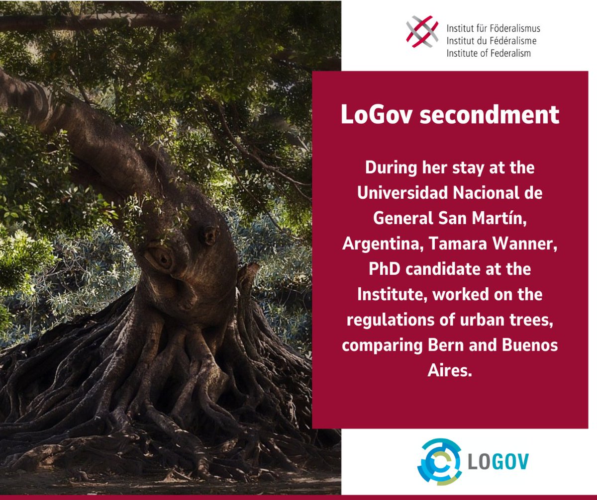 🇦🇷 Tamara Wanner, PhD candidate at the IFF spent 1 month in Argentina for the @LoGov_RISE project. She intended to understand the differences between the local conditions and protection requirements in Bern and Buenos Aires regarding urban trees.