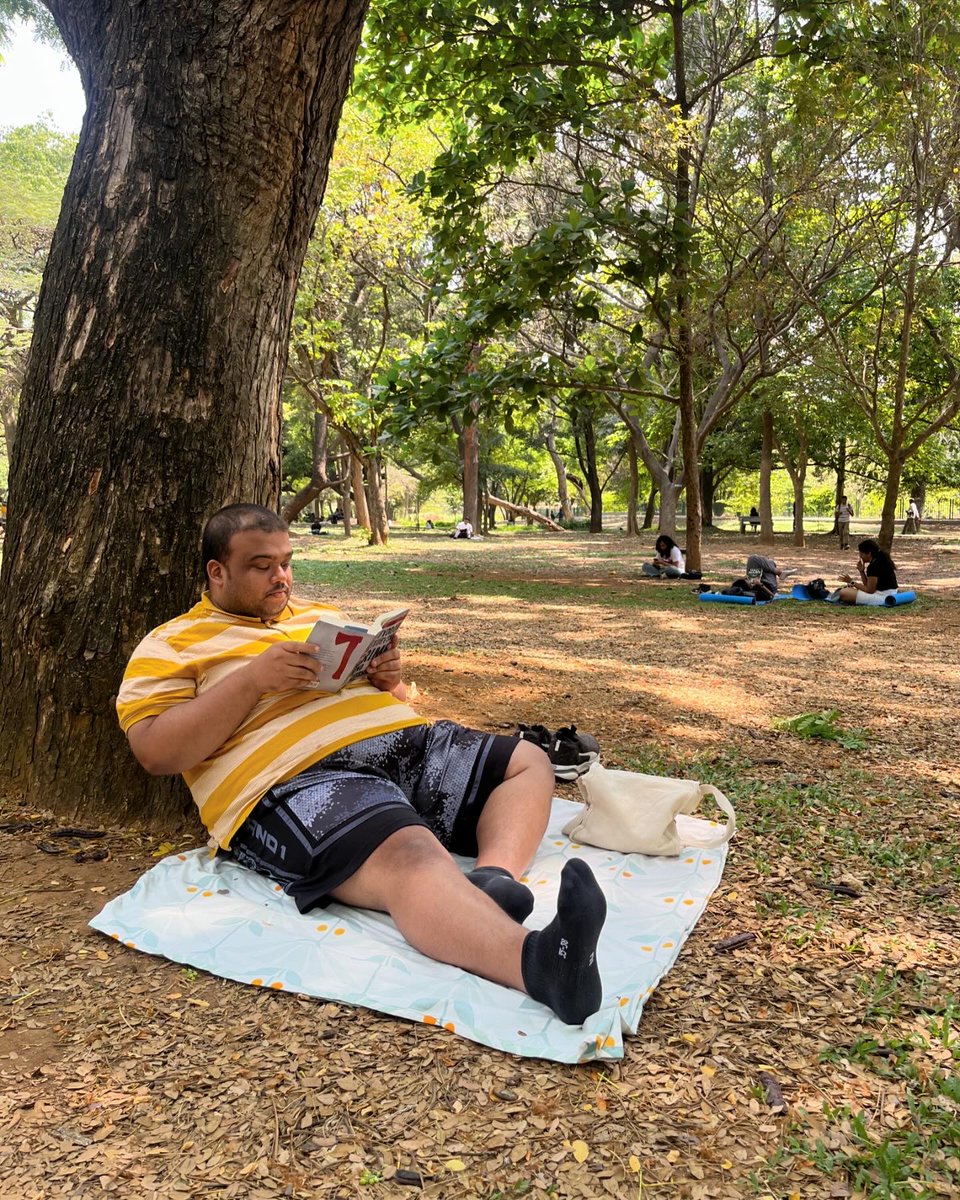 Owing to the heat wave grappling Bengaluru, we changed our timings last Sat. From 9am-2pm, now @cubbonreads is from 8am-12pm every Sat. So while we start & end early, you're free to read beyond 12. At 12 pm, we assemble for a group photo + book stacking. See you this Saturday?