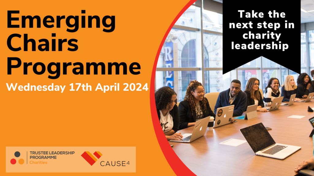 🔴 Trustees: Do you want to increase your social impact? With expert training from the Emerging Chairs Programme, you can. ⭐️ Whether you're already a Chair or have never thought about Chairing, this is the course for you. Take the leap! Sign up today: rebrand.ly/ECP24