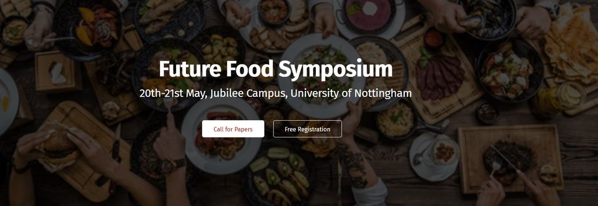 Registrations are now open for the #FutureFoodSymposium taking place 20th-21st May 2024 in Nottingham! The two-day event will bring together multi-disciplinary experts to discuss the latest developments in the food system. Secure your spot for free - bit.ly/3IyNH9B