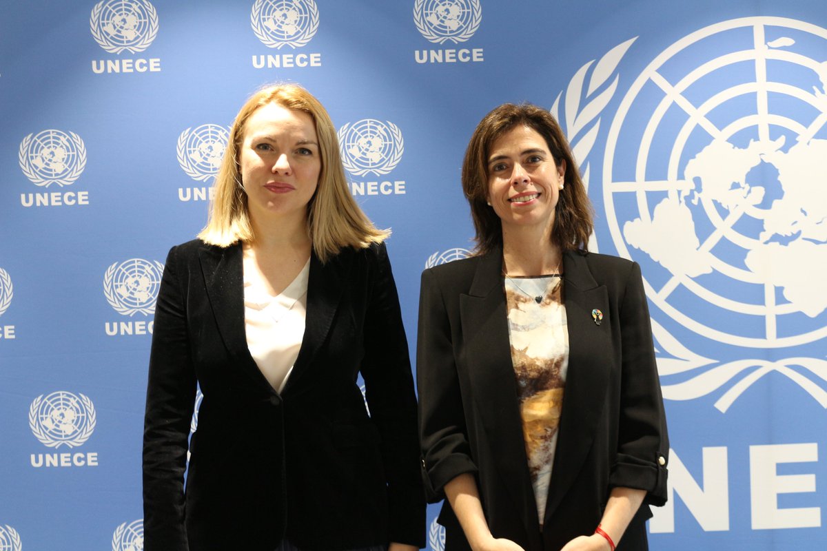 Very happy to meet @UNECE Executive Secretary @Tatiana_Molcean ahead of #2024RFSD! Strengthening our cooperation on #GenderEquality and setting the stage towards the #Beijing30 process and Regional Review. Let's make progress together! 📸UNECE