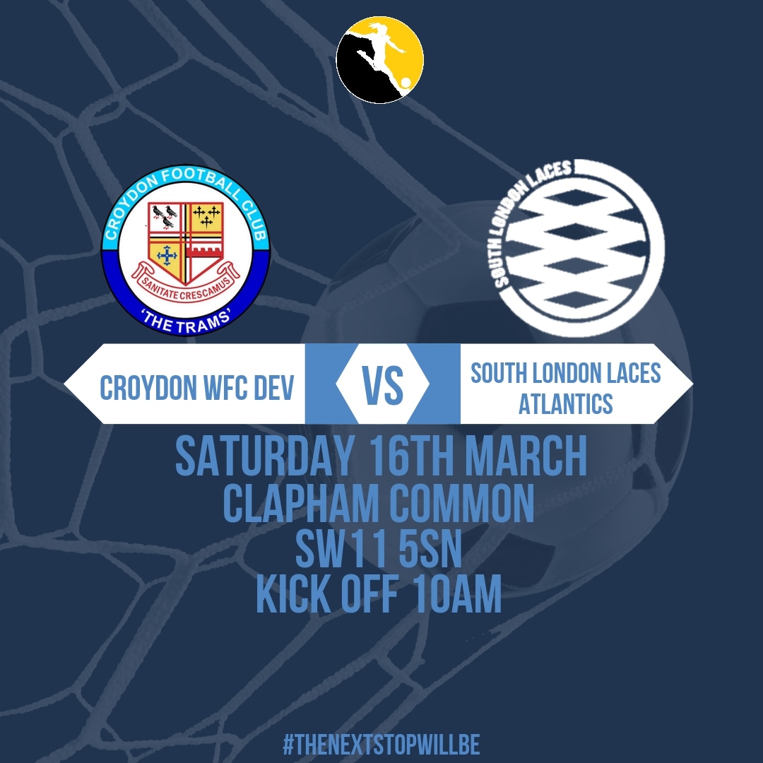 The Devs look to get back to winning ways this week when they take on @southlondonlacesfc Atlantics in @thelwsfl Div 1 SOTR action #WeAreCroydon #TheNextStopWillBe