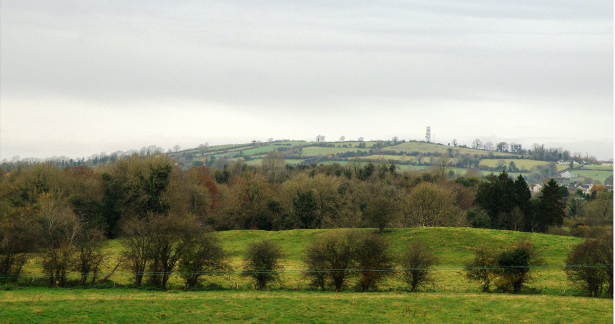 Looking forward to giving the Jeremiah Sheehan Memorial Lecture to Moate Hist. Soc. tonight (Carmelite Centre, 8.15pm). Here are some pics I took of the fine view south from Cnoc Domaine / Knockdomny. Slieve Aughtys, Slieve Bernagh & Silvermines Mtns, perhaps - 65-90km away