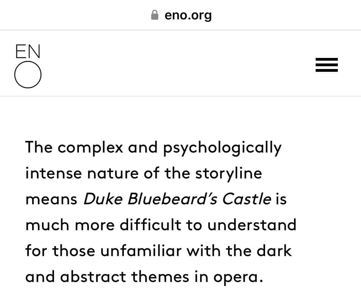 fwiw, I think this is how classical music dies. Not its ageing audience, not the price of tickets. Telling people that its not for them, that they will find it too difficult and should stick to something simple.