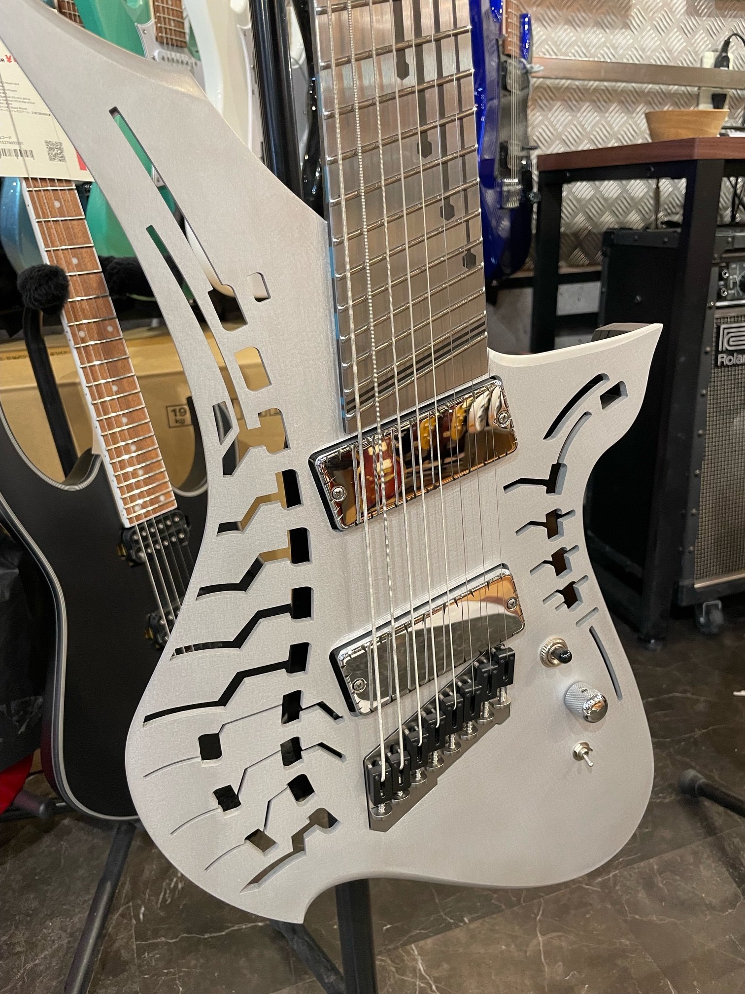 ギター Etherial Guitars AZWEN8 Azwen 8 ULT Teal Nebula | etherial-guitars