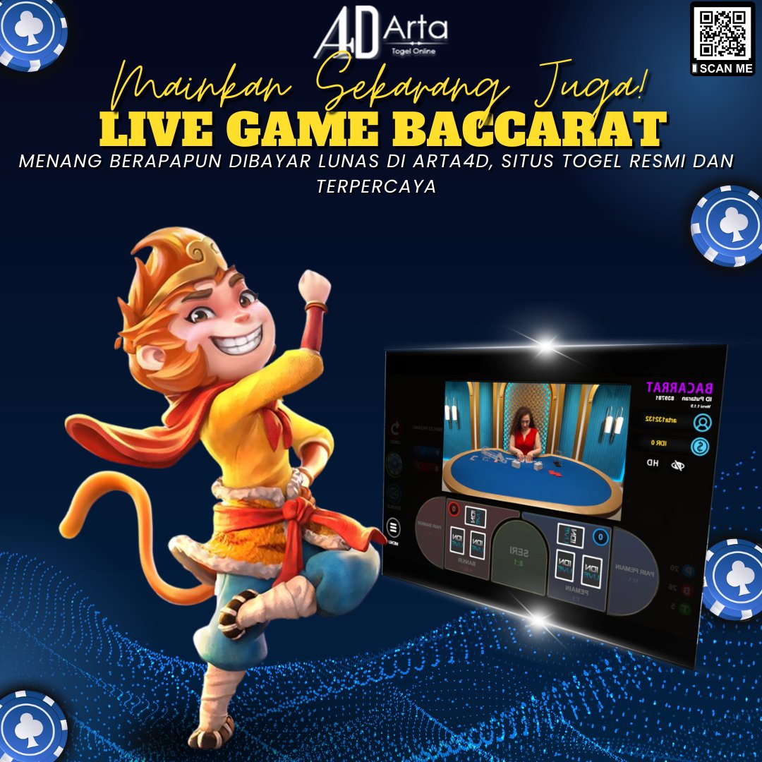 ARTA4D21's tweet photo. BACCARAT

Baccarat yang juga dikenal sebagai punto banco, adalah salah satu game tertua dan terpopuler di casino di seluruh dunia. Permainan ini terutama populer di kalangan para pemain besar dan para penjudi di Asia #fyp #ngakakkocak #lotto21streaming #l21group #lotto21group https://t.co/3b5317Jpj9