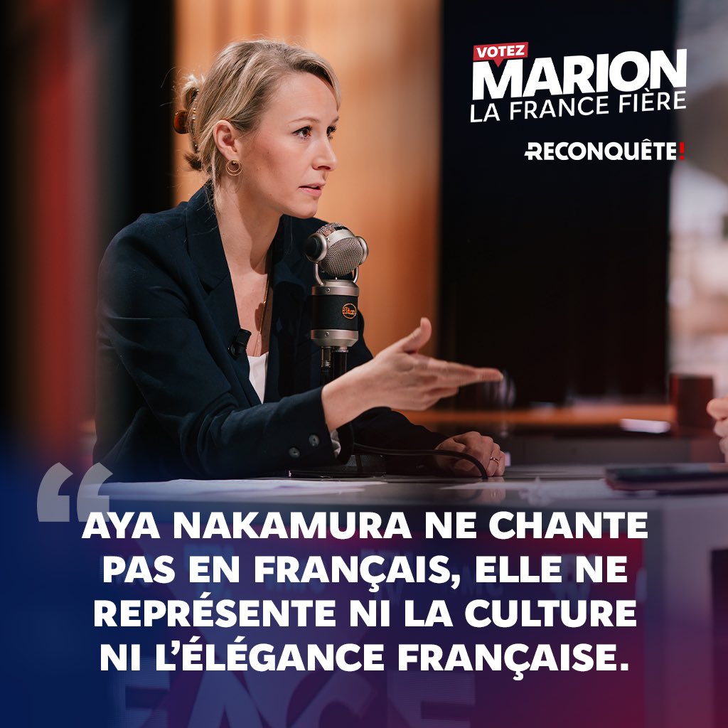Marion Maréchal tweet media