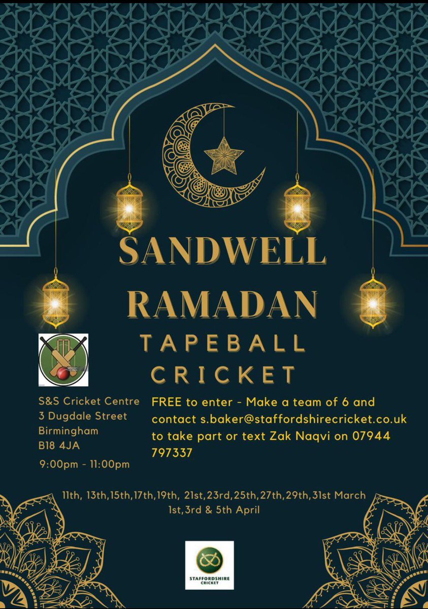 Ramadan Mubarak to all celebrating! 

We have an exciting opportunity for physical activity &amp; participation during Ramadan presented to us by one of our students. 

Feel free to reach out for more details 😊