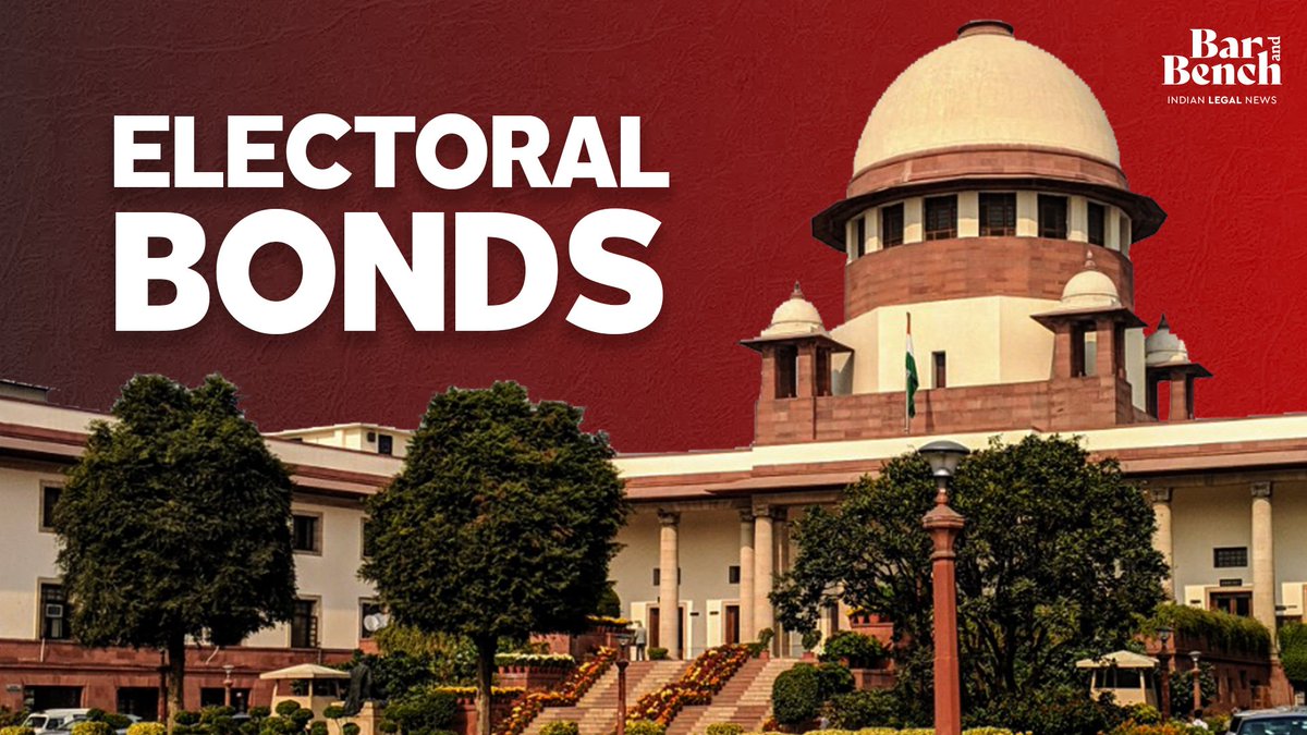 #BREAKING President of Supreme Court Bar Association writes to President of India Droupadi Murmu that judgment of #SupremeCourt in #ElectoralBonds case be not given effect by seeking a presidential reference and till reference is heard, the judgment be not implemented…