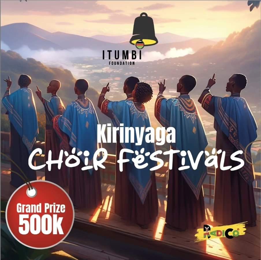 Calling on all choir teams in Kirinyaga County 
#InvestingInDreams
#ItumbiFoundation