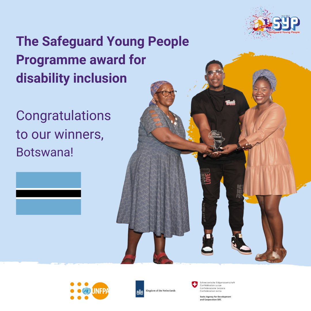 UNFPABotswana's tweet photo. @UNFPABotswana partnered with the Botswana Association for the Blind and Partially Sighted to ensure comprehensive sexuality education provision in special needs schools, plus Covid-19 and SRHR messages in braille, reaching 3,000 blind & partially sighted young people.
#UNFPASYP https://t.co/kTf508iH8s