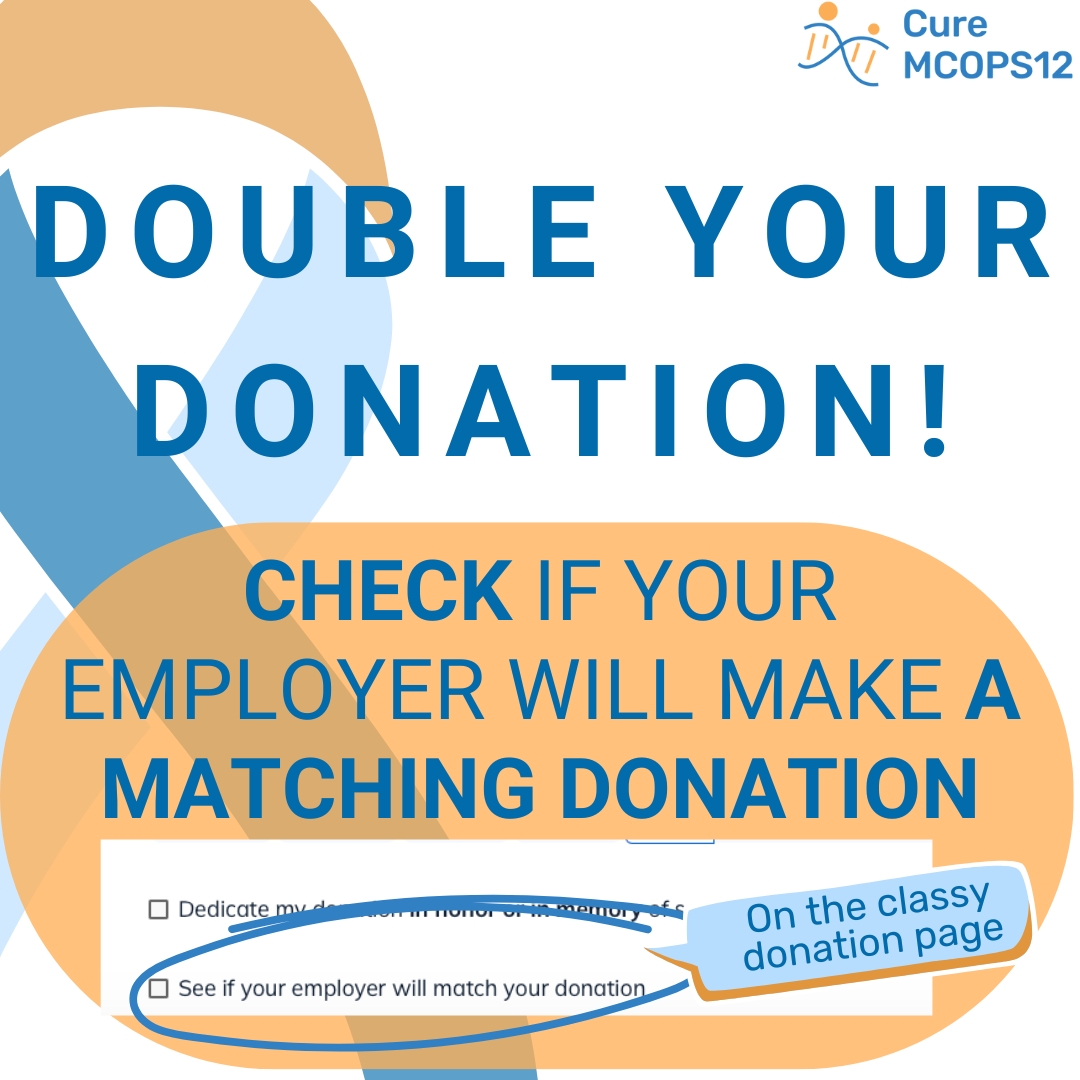 📢 #DoubleYourDonation!

1️⃣ Check if your employer offers a matching gift program using our matching gift database: rarevillage.org/double-the-don…

2️⃣ Reach out to your HR department for more information.

💪Let's work together to make a lasting impact!

#CureMCOPS12 #Championforacure