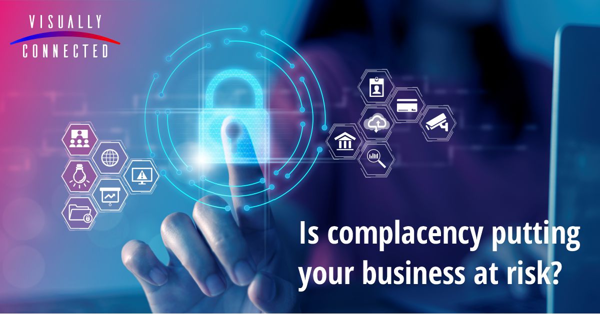 Don't let complacency in legacy #audiovisual and #IT systems put your business at risk. Read our tips about how to prevent complacency and why it is so important to keep your #technology secure.🛡️  bit.ly/3SL68Ot #CyberSecurity