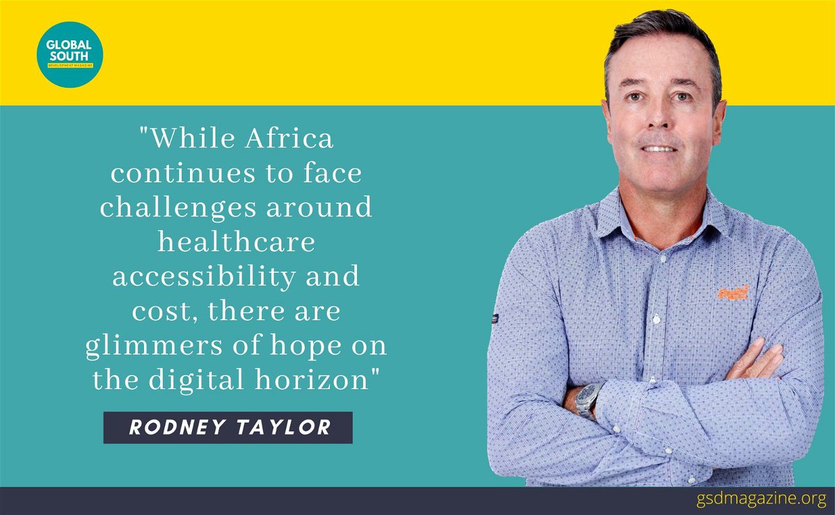 Global_South's tweet photo. While Africa continues to face challenges around healthcare accessibility and cost, there are glimmers of hope on the digital horizon, explains Rodney Taylor. 
https://t.co/3ZefsfE8kb #africa #globalhealth https://t.co/yLdc6Y242h