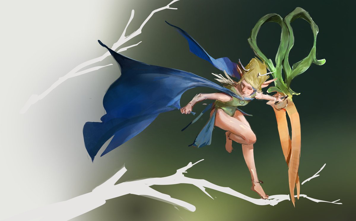 wingless Fae
#kimodameshi2024 #fantasyart