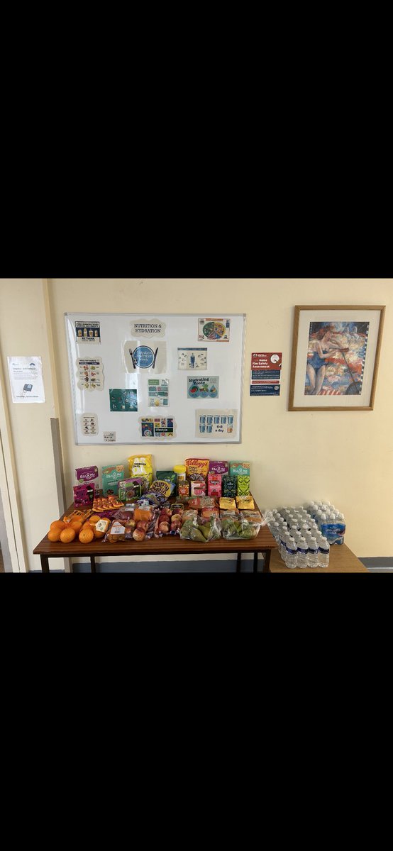 Pre-op NMGH getting involved in nutrition and hydration week for our outpatients
