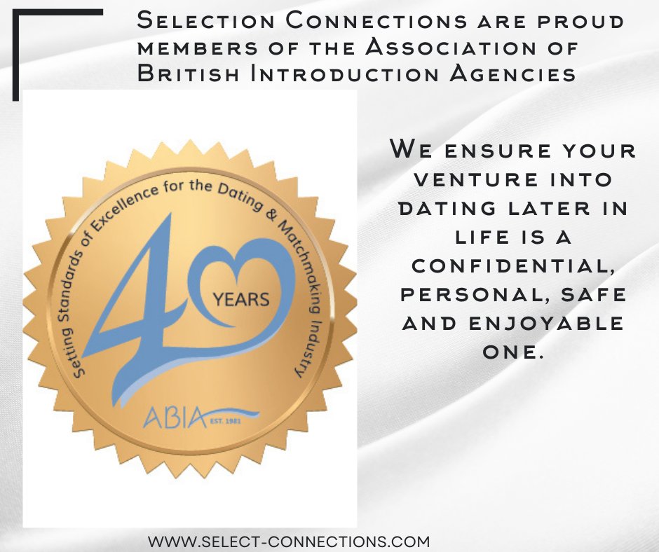 At Select Connections, we prioritise your confidentiality above everything else. We ensure that your personal information is safeguarded and that your dating experience is both secure and respectful.

#nevertoolate #singleover50 #over50 #singleover60 #newbeginnings #datingover50