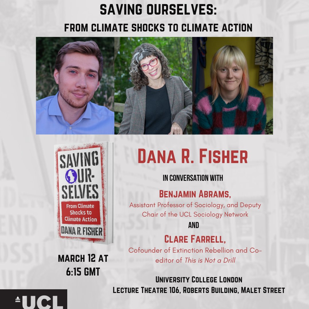 If you’re in London (perhaps for the @LondonBookFair ) come out TONIGHT to join @bdmabrams Clare Farrell and me as we discuss #SavingOurselves at UCL. Details at eventbrite.co.uk/e/saving-ourse…