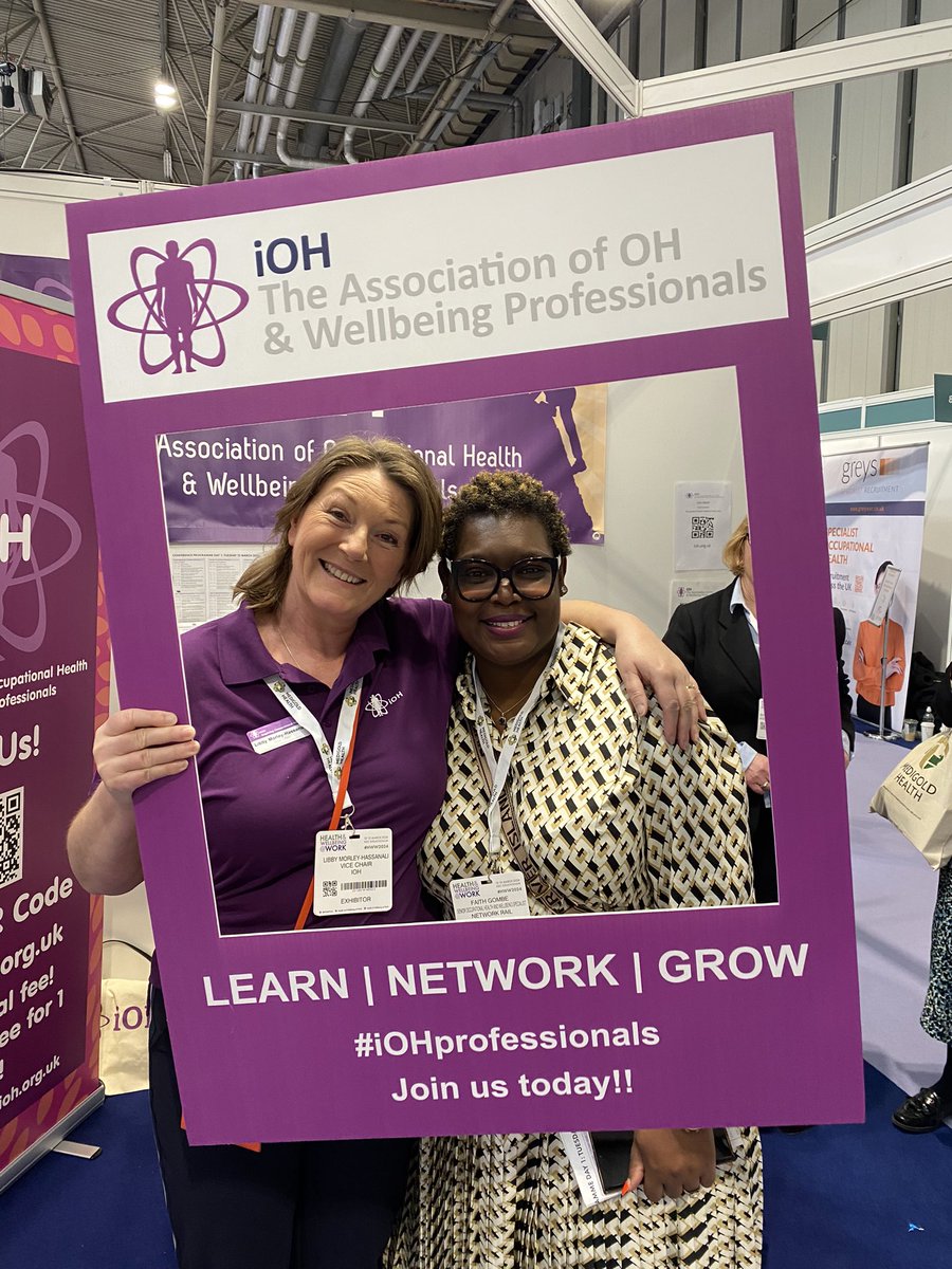 More friends stopping by <a href="/HWatWork/">Health & Wellbeing at Work 2025</a> #HWW2024