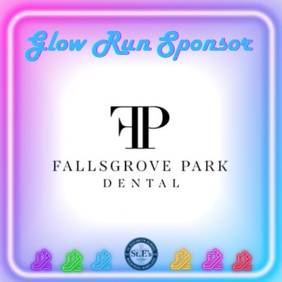 Thanks to Fallsgrove Park Dental and Dr. Ella DerMinassian, DDS for making our Glow Run a huge success!