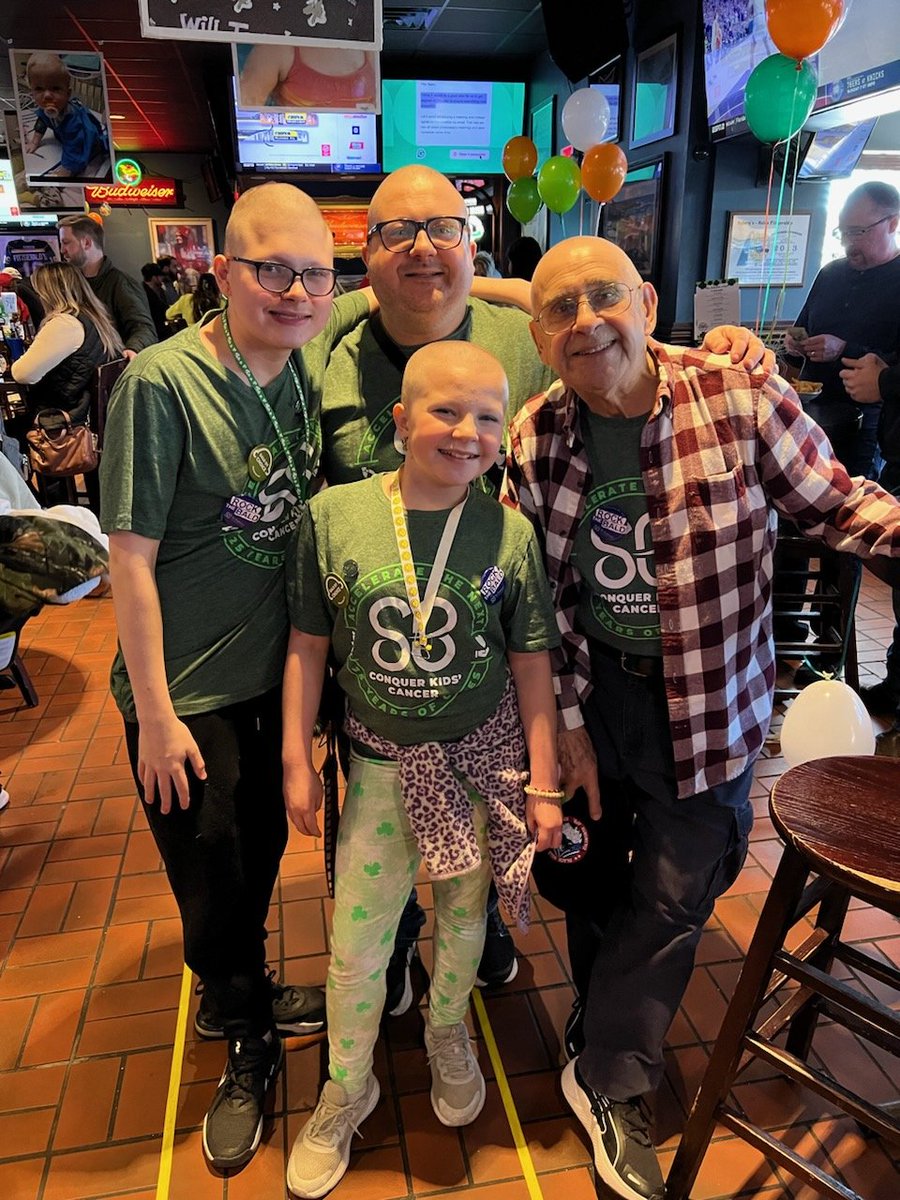 My @StBaldricks team raised over $15,000 for #childhoodcancer research on Saturday, thanks to many of you!