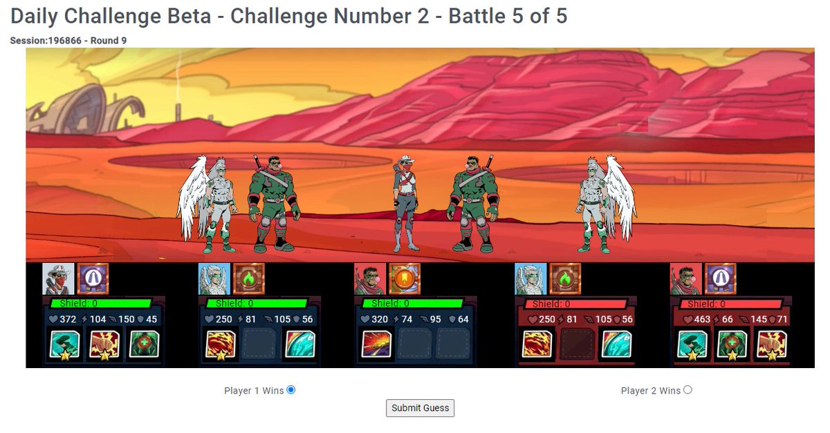 Today's challenge is an interesting Lone -> Aero -> Bones build.  Lone prioritized speed early, and user went 3 brawler early.  Below is the round 9 setup.  See if you can guess how their battles went.
mobiusthewise.com/battleplan_cha…