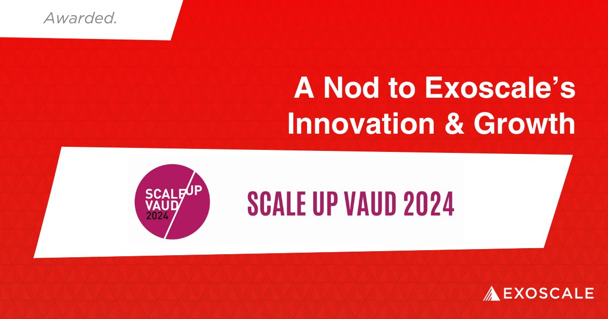 Our Scale Up status has been renewed for 2024 by @Innovaud! The @ScaleUpVD label recognizes our impact on the economic and innovative growth of the canton of #Vaud, Switzerland. We are grateful to our team, clients and partners for their support!