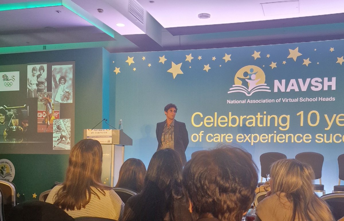 VSLpool's tweet photo. Fatima Whitbread- what a woman!
Incredible keynote, inspiring and sending a strong message- our children need "love, security and good education"
Schools can provide all three and our job as VSHs is to support them to do this. #seethepotential https://t.co/LHlvogLStb