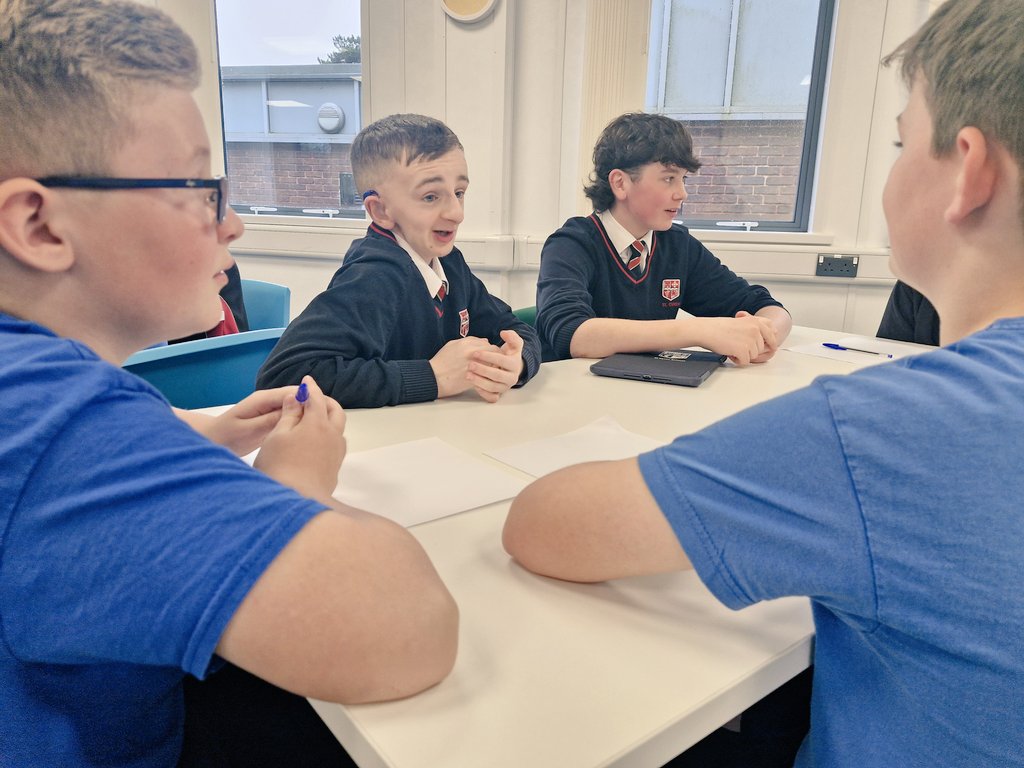 Members of the anti-racism steering group have enjoyed a productive morning with Year 6 @standrewsmajor sharing the journey of St Cyres School as an anti-racist school. Year 6 have identified some excellent initiatives for their school and the local community. @StCyresSchool