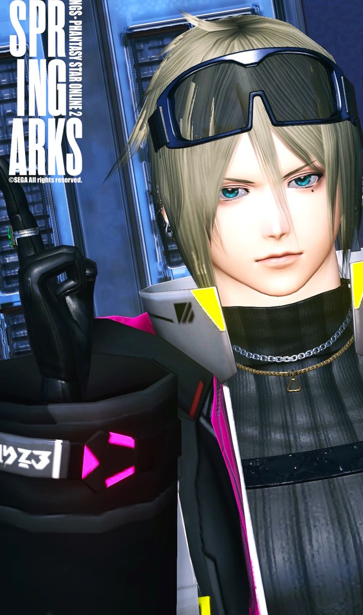 wakaba_ship5's tweet photo. ＃PSO2NGS_SS
＃メンテの日なのでSSを貼る
＃男性キャラ応援し隊
＃ｍa7ロゴ

おはようございます♪
メンテSS✨ https://t.co/gcjnNsRhc8
